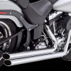 Vance & Hines Harley Davidson Softail 86-17 Bigshots Staggered Chrome PCX Full System Exhaust