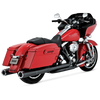 Vance & Hines Harley Davidson Dresser 95-16 HO Slipons Black Slip-On Exhaust