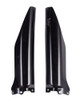 Acerbis 2004-2006 Kawasaki KX125/ KX250 Lower Fork Cover Set Black product photo