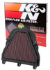 K&N 2006-2012 Triumph Daytona 675/675 SE/675R/Street Triple/Street Triple R Replacement Air Filter product photo