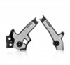 Acerbis 1996+ Suzuki DR650 Frame Guards- X-Grip - Black/Gray