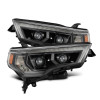 AlphaRex 2014-2022 Toyota 4Runner PRO-Series LED Proj Headlights Alpha-Black w/Sequential Signal/DRL