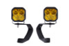 Diode Dynamics 2010-2024 Toyota 4Runner SS3 LED Ditch Light Kit - Sport Yellow Combo