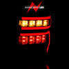 ANZO 2014-2020 Toyota 4Runner T.L Black Housing Smoke Lens Red Light Bar W/Sequential