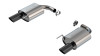 Borla 2024-2025 Ford Mustang GT 5.0L V8 w/o Active Exhaust ATAK Axle-Back Exhaust System - Black Chrome