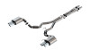 Borla 2024-2025 Ford Mustang GT 5.0L V8 3 in S-Type Catback Non-Active Exhaust- Chrome Quad Tip