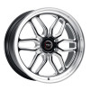 WELD Laguna 6 Drag Gloss Black Wheel with Milled Spokes 17x10 | 6x139.7 BC (6x5.5) | +25 Offset | 6.50 Backspacing - S15370084P25 for 1999, 2000, 2001, 2002, 2003, 2004, 2005, 2006, 2007, 2008, 2009, 2010, 2011, 2012, 2013, 2014, 2015, 2016, 2017, 2018, 2019, 2020, 2021, 2022, 2023, 2024 Chevrolet Silverado 1500, GMC Sierra 1500.