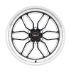 WELD Laguna 6 Drag Gloss Black Racing Wheel with Milled Spokes 17x11 | 6x127 BC (6x5) | +36 Offset | 7.375 Backspacing - S15371181736 for 2006, 2007, 2008, 2009 Chevrolet TrailBlazer SS