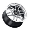 WELD Laguna 6 Drag Gloss Black Racing Wheel with Milled Spokes 20x10 | 6x135BC | +38 Offset | 7.00 Backspacing - S15300089P38 for 2004, 2005, 2006, 2007, 2008, 2009, 2010, 2011, 2012, 2013, 2014, 2015, 2016, 2017, 2018, 2019, 2020, 2021, 2022, 2023 Ford F-150