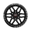WELD Laguna 6 Beadlock Drag Gloss Black Racing Wheel with Gloss Black Spokes 17x10 | 6x139.7 BC (6x5.5) | +25 Offset | 6.50 Backspacing - S92370084P25 for 1999, 2000, 2001, 2002, 2003, 2004, 2005, 2006, 2007, 2008, 2009, 2010, 2011, 2012, 2013, 2014, 2015, 2016, 2017, 2018, 2019, 2020, 2021, 2022, 2023, 2024 Chevrolet Silverado 1500, GMC Sierra 1500.