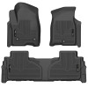 Husky Liners Weatherbeater Front & 2nd Seat Floor Liners for 2021-2026 Suburban / Tahoe / Yukon - Black - 99241