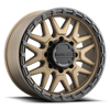 Raceline 953BZ Krank 18x9in / 8x180 BP / 18mm Offset / 124.2mm Bore - Bronze Wheel