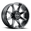 Raceline 954M Stryker 20x10in / 8x170 BP / -19mm Offset / 125.2mm Bore - Satin Black & Milled Wheel