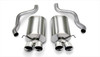 Corsa 14169 Sport Polished Twin 3.5" Dual Rear Axle-Back for 2005-2008 Chevy Corvette C6 6.2L V8