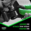 Rhino USA Shackle Hitch Receiver with D-Ring White recovery gear product photo