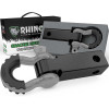 Rhino USA Shackle Hitch Receiver with D-Ring Gray recovery gear product photo