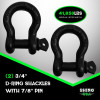 Rhino USA 30Ft Tow Strap and Shackles Combo Kit recovery gear product photo