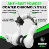 Rhino USA 3/4In D-Ring Shackle Set White recovery gear product photo