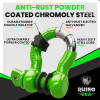 Rhino USA 3/4In D-Ring Shackle Set Green recovery gear product photo