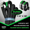 Rhino USA 7/8In X 30Ft Kinetic Rope Recovery Kit Black recovery gear product photo