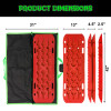 Rhino USA Recovery Traction Boards Pair Red recovery gear product photo