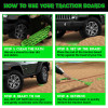 Rhino USA Recovery Traction Boards - Green (Pair)