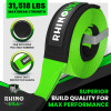 Rhino USA Recovery Tow Strap 3In x 30Ft Green recovery gear product photo