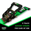 Rhino USA UTV Wheel Chock Tie-Down Kit 4-Wheel Green recovery gear product photo