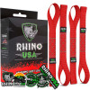 Rhino USA Soft Loops Motorcycle Tie-Down Set 4-Pack Red recovery gear product photo