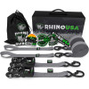 Rhino USA Heavy Duty Ratchet Tie-Down 2-Pack 1.6In x 8Ft Gray recovery gear product photo