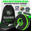 Rhino USA Recovery Tree Saver Strap 4In x 10Ft Green recovery gear product photo