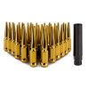 Mishimoto Lug Nuts, Gold | Steel Spiked M14 x 1.5 32pc | MMLG-SP1415-32GD