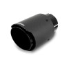 Mishimoto Exhaust Component, Black | Muffler Tip 2.5in Inlet 3.5in Outlet | MMEXH-TIP-CF25BK