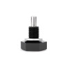 Mishimoto Drain Plug, Black | Magnetic Oil M12x1.75 | MMODP-12175BBK