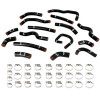 Mishimoto Hose Kit, Black | 1998-2007 Land Cruiser 4.5L I6 | MMHOSE-LCR-99HHBK