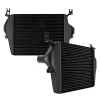 Mishimoto Intercooler, Black | 2003-2007 Ford 6.0L Powerstroke TnF Pipe | MMINT-F2D-03TBK