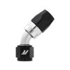 Mishimoto Fitting / Clamp, Black | 6AN 45 Degree | MMFT-SW-06-45