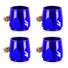 Mishimoto Fitting / Clamp, Blue | 12AN Hex Finishers | MMHXF-12-4-BL