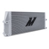 Mishimoto Oil Cooler, Silver | Heavy-Duty - 17in. Same-Side Outlets | MMOC-SSO-17SL