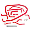 Mishimoto Hose Kit, Red | 2015-2021 Subaru WRX Coolant Ancillary Hoses | MMHOSE-WRX-15ANCRD