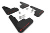 Rally Armor 21-25 Ford Mustang Mach-E/GT/Rally Black UR Mud Flap w/Red Logo