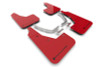 Rally Armor 22-24 Hyundai Ioniq 5 Red Mud Flap w/Black Logo