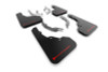 Rally Armor 22-25 Hyundai Santa Cruz Black UR Mud Flap w/Red Logo