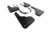 Rally Armor 22-25 Hyundai Santa Cruz Black Mud Flap w/Grey Logo