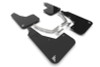 Rally Armor 22-24 Hyundai Ioniq 5 Black UR Mud Flap Silver Battery Logo