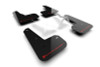 Rally Armor 23-24 Acura Integra Type S Black Mud Flap w/White Logo ralMF129-UR-BLK-RD