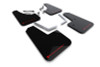 Rally Armor 23-25 Mazda CX-50 (Will Not Fit CX-5) Black UR Mud Flap W/Red Logo