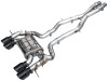 AWE Tuning 2023-2024 BMW G87 M2 SwitchPath Edition Exhaust - Diamond Black Tips