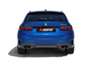 Akrapovic 2020-2025 BMW M340i (G20, G21) Slip-On Line (Titanium) (Requires BMW Part #18308686640)