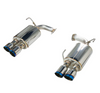 Remark 2022-2025 Subaru WRX VB Axle Back Exhaust w/Burnt Stainless Steel Single Wall Tip